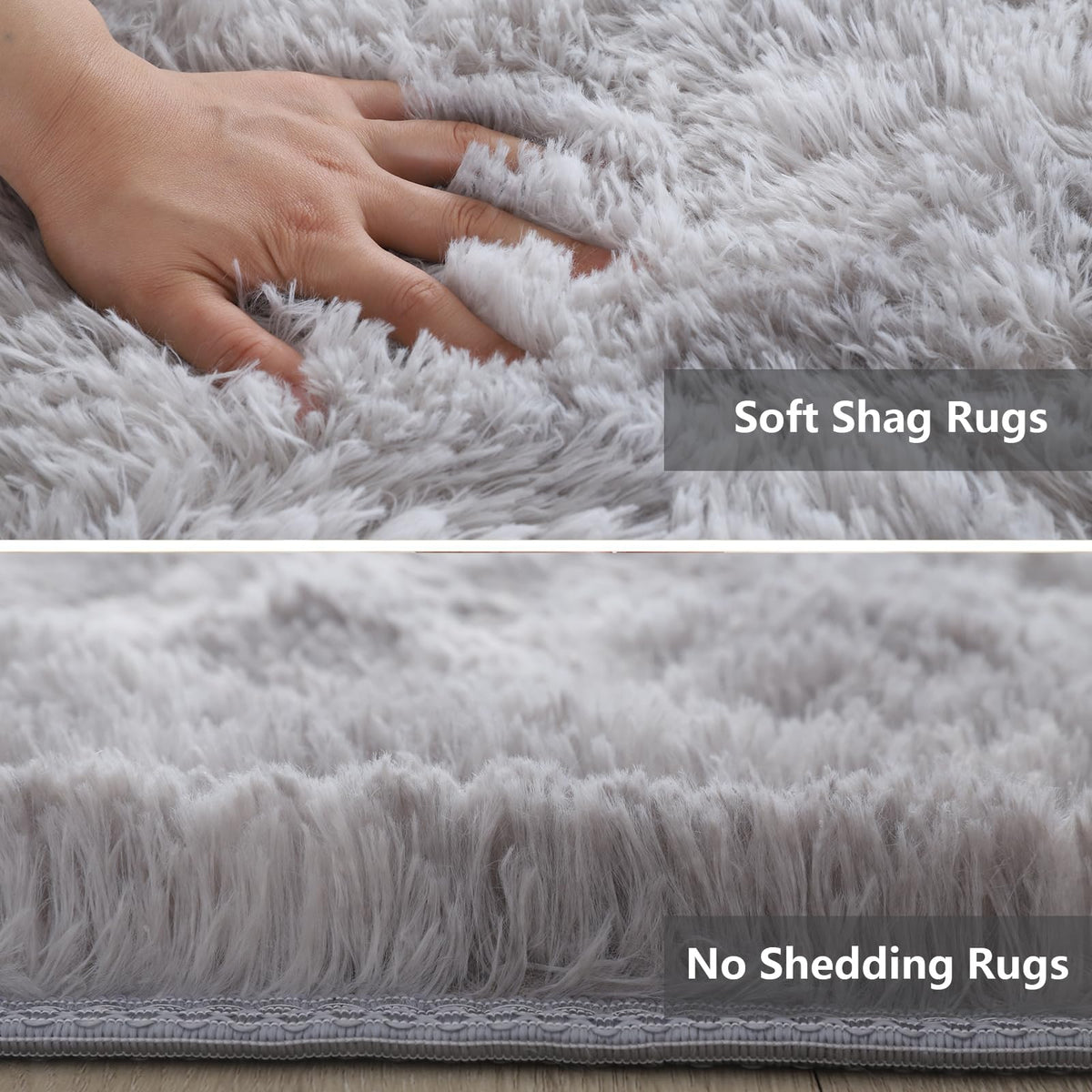 Boshengya living room decor rug with plush texture enhances seating areas.