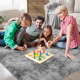 Boshengya shag rug in nursery play area, soft surface for kids