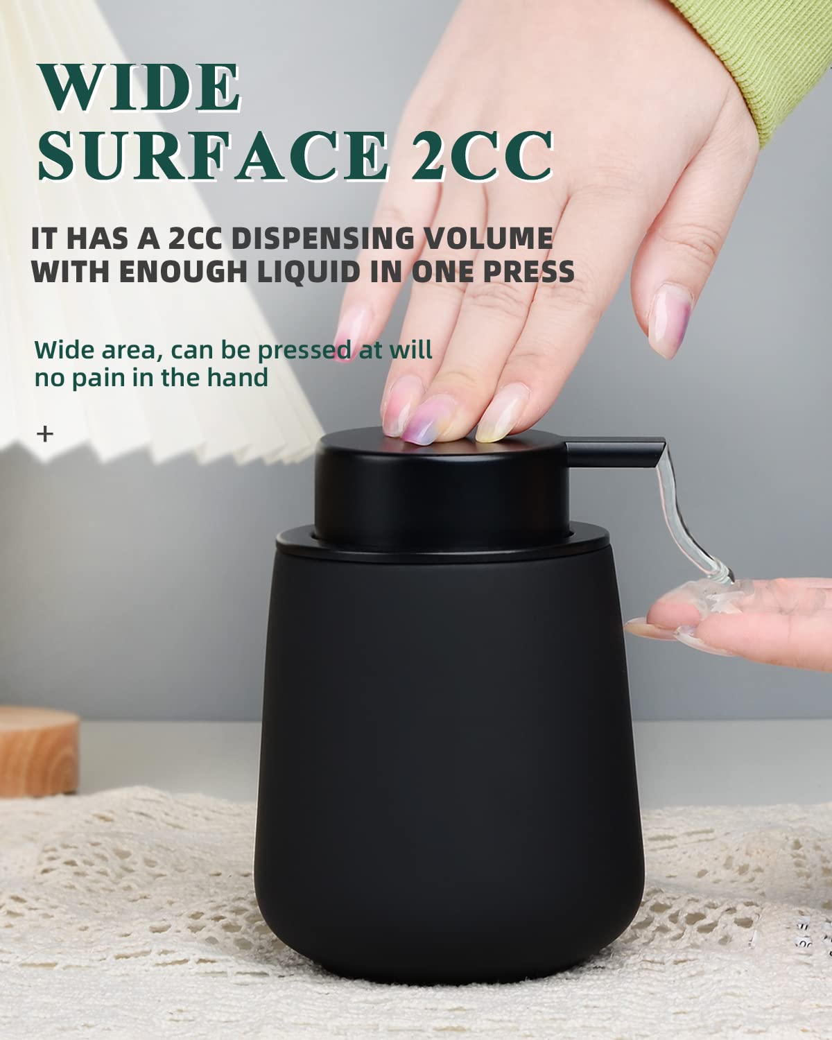 BosilunLife liquid soap dispenser pump with easy-to-use flow.