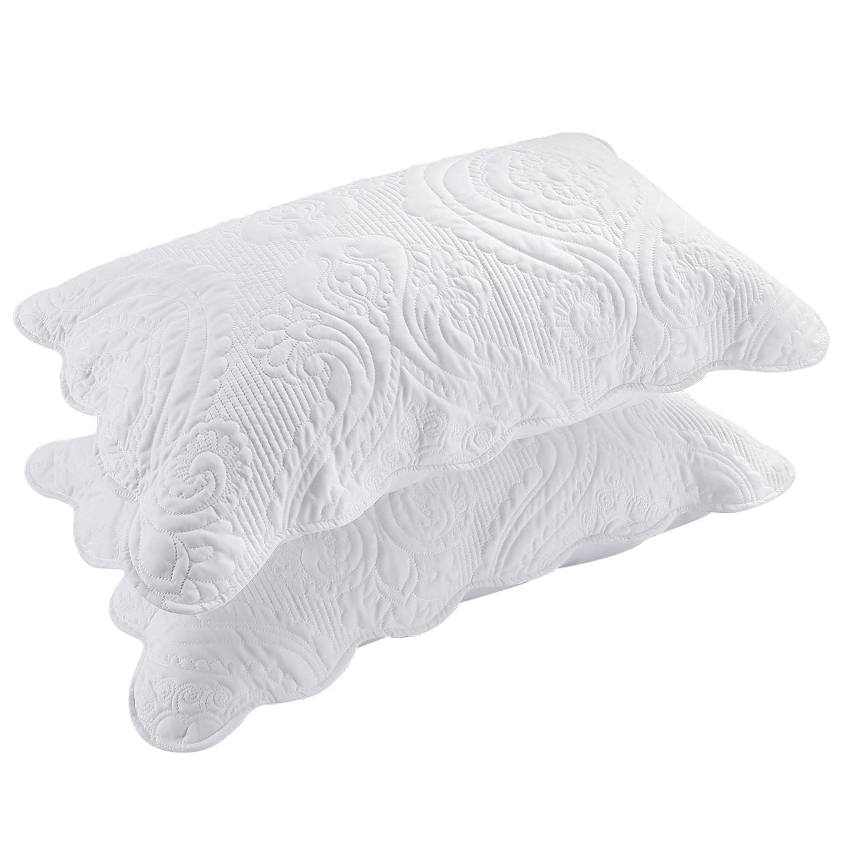 Gift-ready BOSOWOS quilted shams suitable for housewarmings and holidays