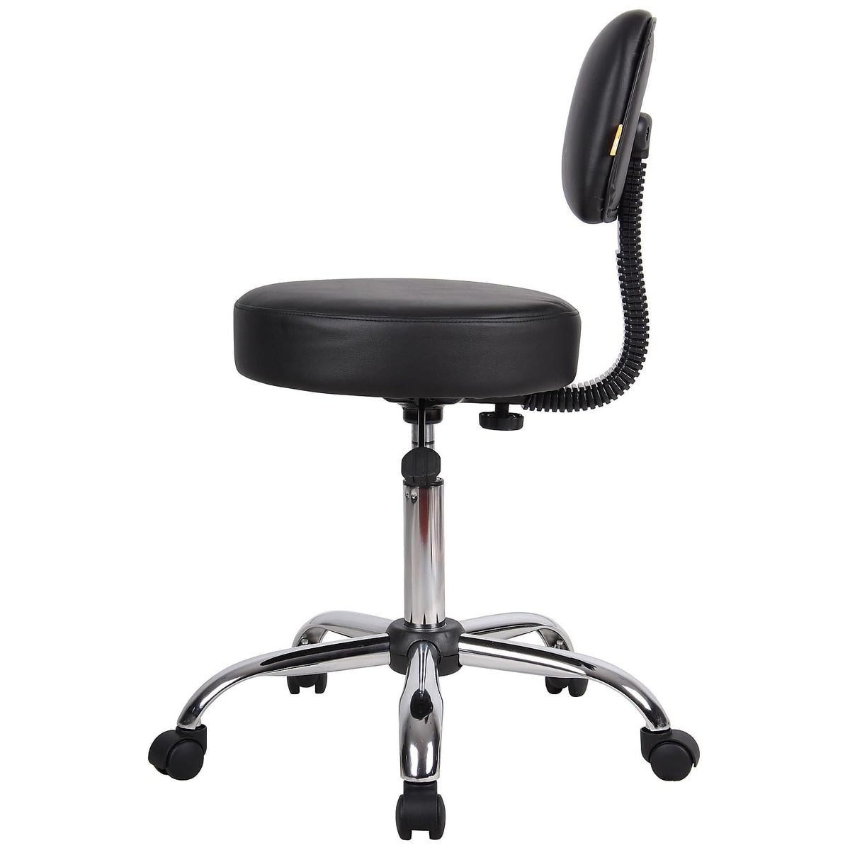 Boss Office Products B245-BK chrome foot ring offers comfortable leg support