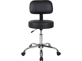 Boss Office Products B245-BK dual-wheel casters enable smooth, easy room-to-room movement