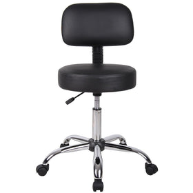 Boss Office Products B245-BK pneumatic gas lift adjusts seat height smoothly