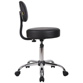 Boss Office Products B245-BK seat dimensions fit typical work surfaces