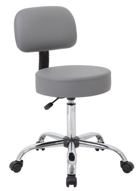 Boss Office Products Be Well stool front view showing ergonomic design for comfort