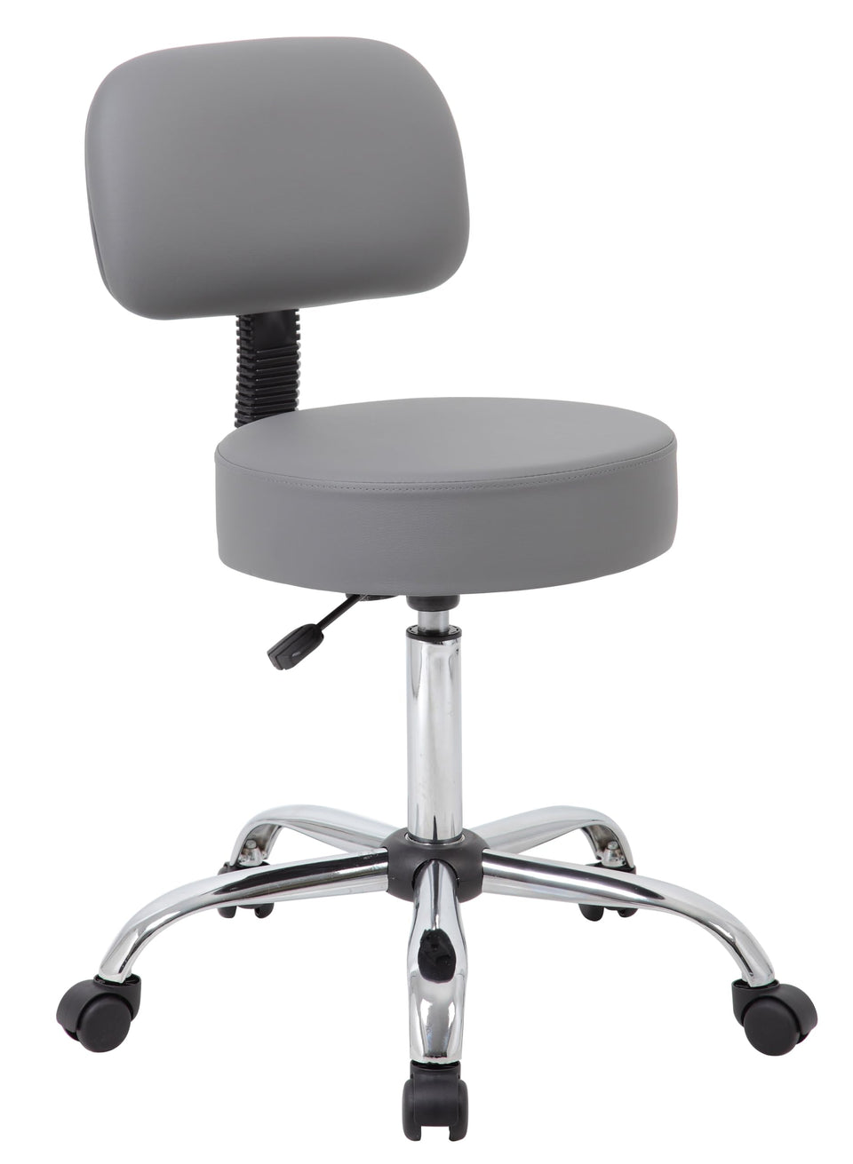 Boss Office Products Be Well stool front view showing ergonomic design for comfort