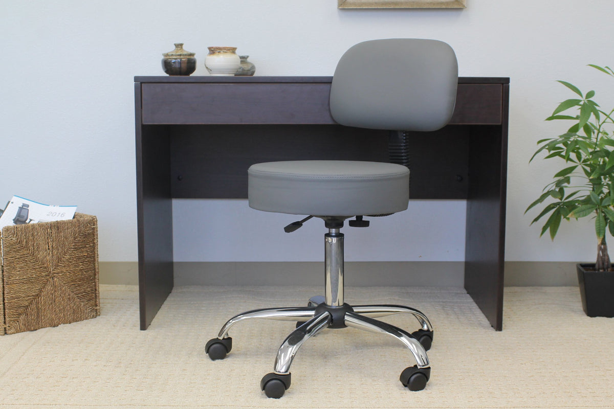 Be Well stool height adjustment lever demonstrating easy gas lift control