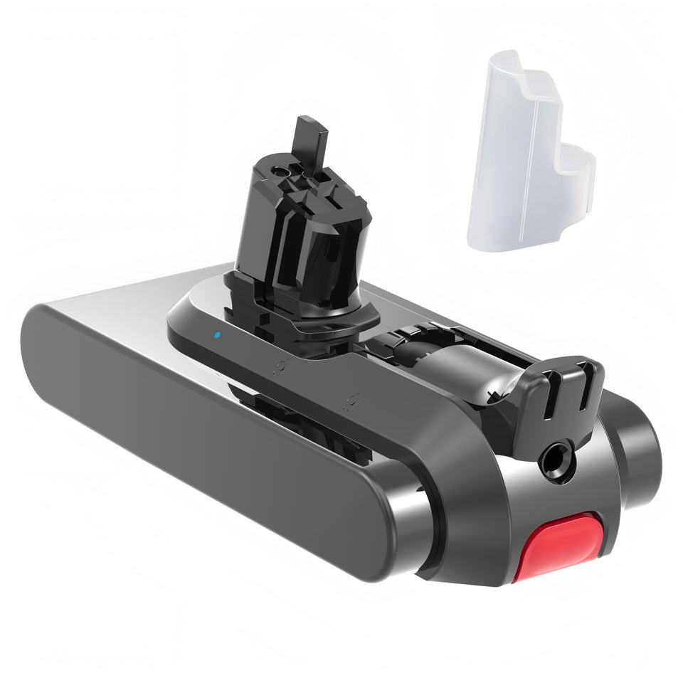 BOTKK Dyson V11 click-in battery, top view, ready for reliable power during cleaning.