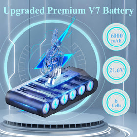 BOTKK Dyson V7 SV11 battery setup on a handheld vacuum explains quick installation