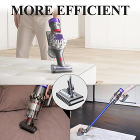 BOTKK Dyson V7 SV11 battery testing scene demonstrates extended runtime potential
