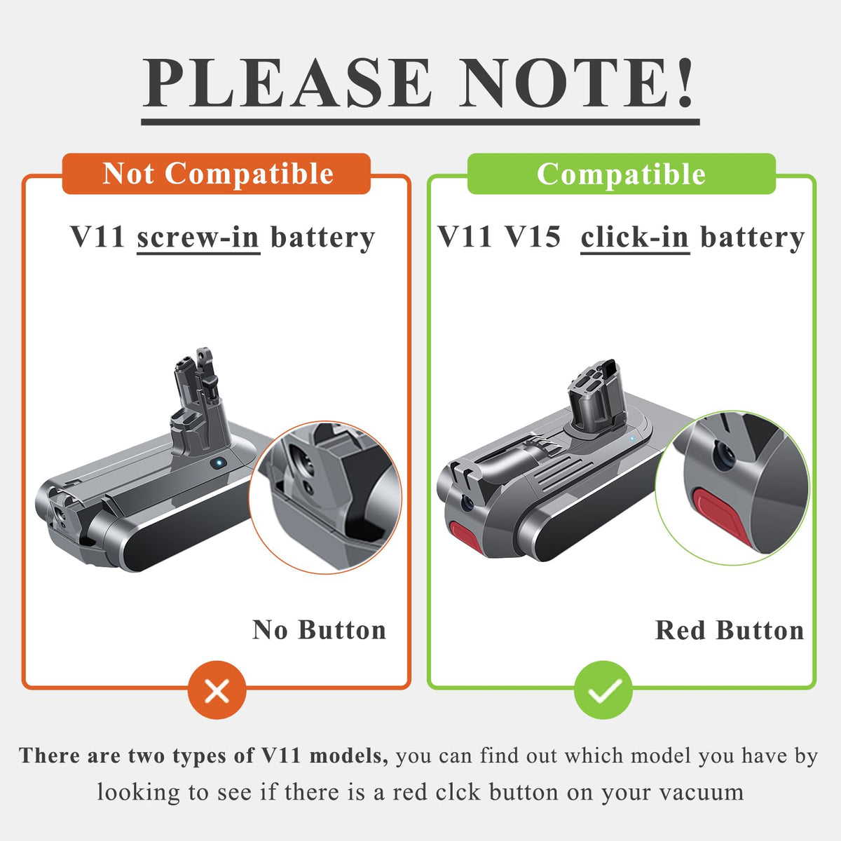 BOTKK V15 battery comes with dust cover and post-filter for protection