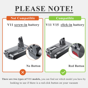 BOTKK V15 battery comes with dust cover and post-filter for protection