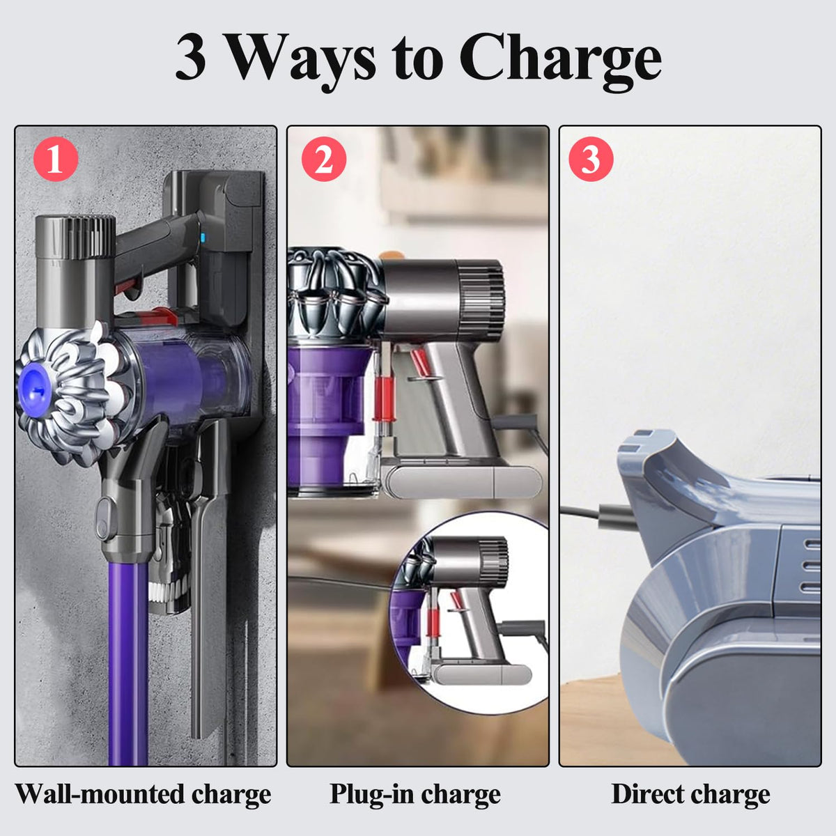 BOTKK V15 battery shown with original charger/dock compatibility