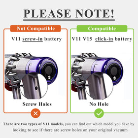 BOTKK V11 wall-mount charger visual connection with the battery.
