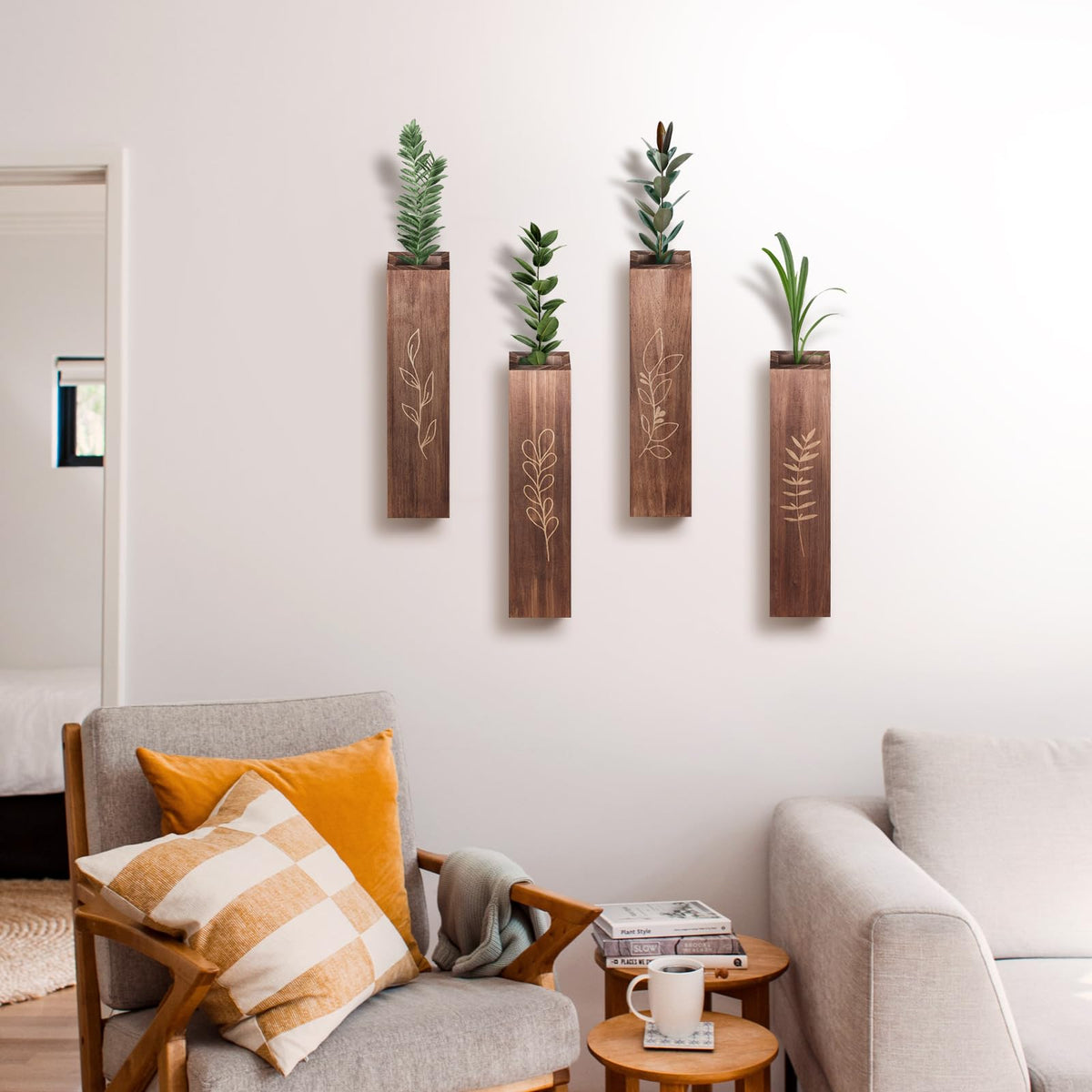 BOTOP 4-pack boho decor, gift-ready for weddings or holidays.