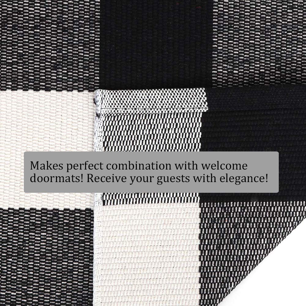 Bottalive Buffalo Plaid Rug easy care and simple cleaning routine