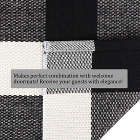 Bottalive Buffalo Plaid Rug easy care and simple cleaning routine
