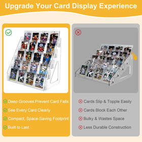Botyboty greeting card and postcard display stand for home or shop settings.