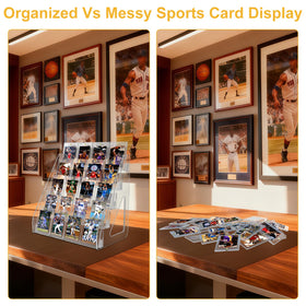 Botyboty postcard and sticker holder display keeps small items neatly arranged.