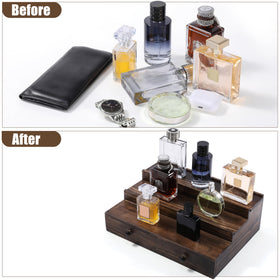 Boulphia organizer supports space-saving storage and easy access.
