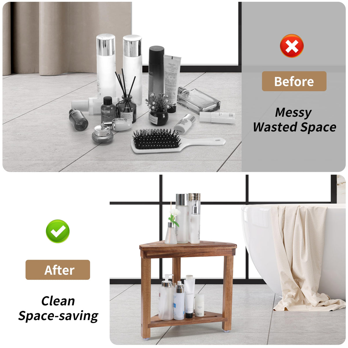 Boulphia space-saving triangle design fits small bathrooms without clutter