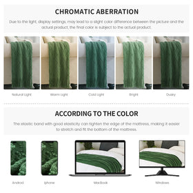 BOURINA machine-washable care blanket keeps decor looking fresh.