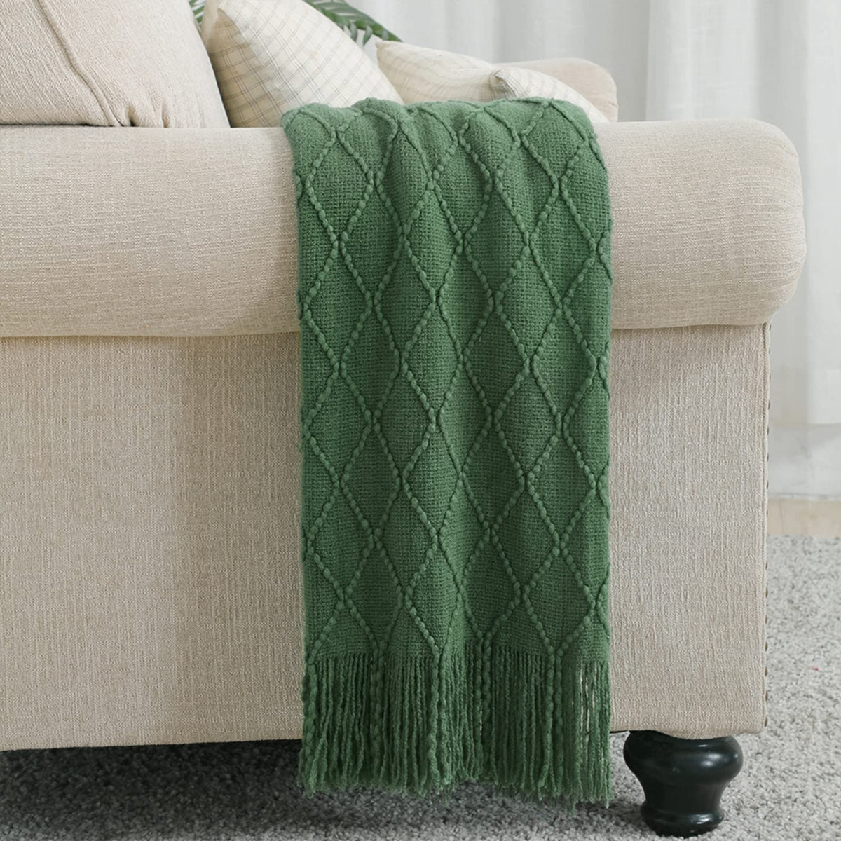 BOURINA soft acrylic fabric closeup highlights gentle, breathable comfort.