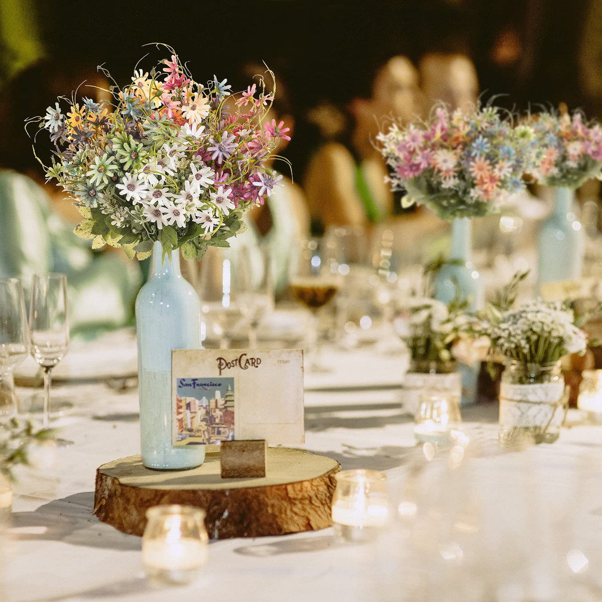 Bovvered daisies are bouquet-ready and fit most vases.