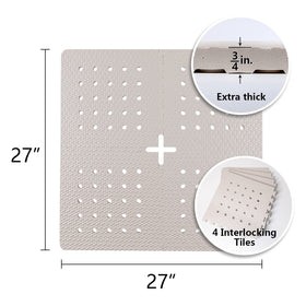 BOWERBIRD Original anti-slip stickers compatibility helps secure on slick surfaces.