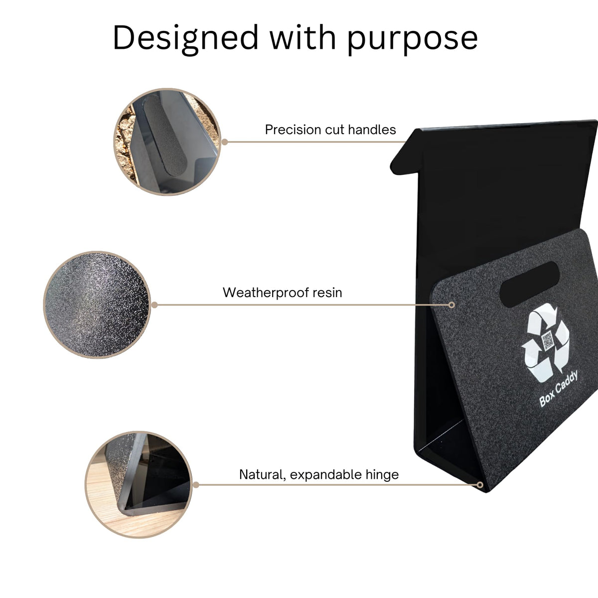 Box Caddy organization-in-action captures efficient recycling routines at home.