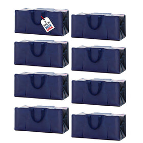 BOX USA 8-pack moving bags with tough handles, ideal for dorm moves.