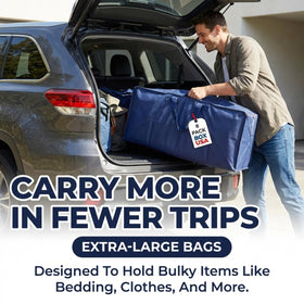 BOX USA collapsible storage totes fold flat to save space when not in use.