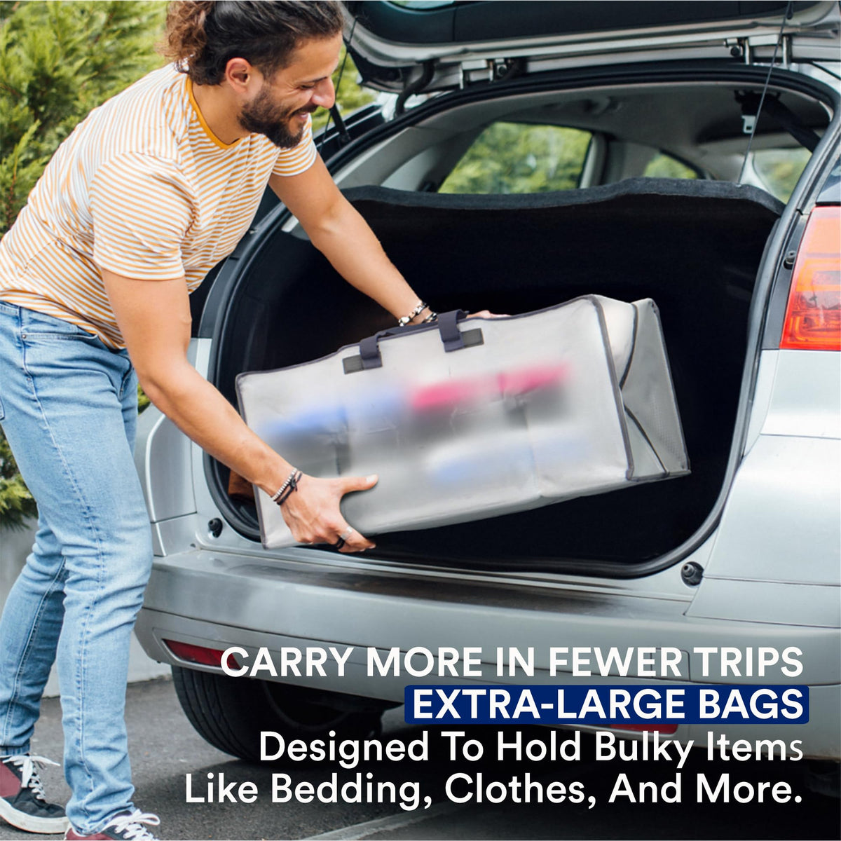 BOX USA bags with dual zippers and reinforced pullers for secure travel and storage.
