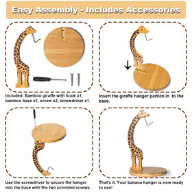 Boxchess Giraffe Banana Holder makes a thoughtful gift for housewarmings and holidays.