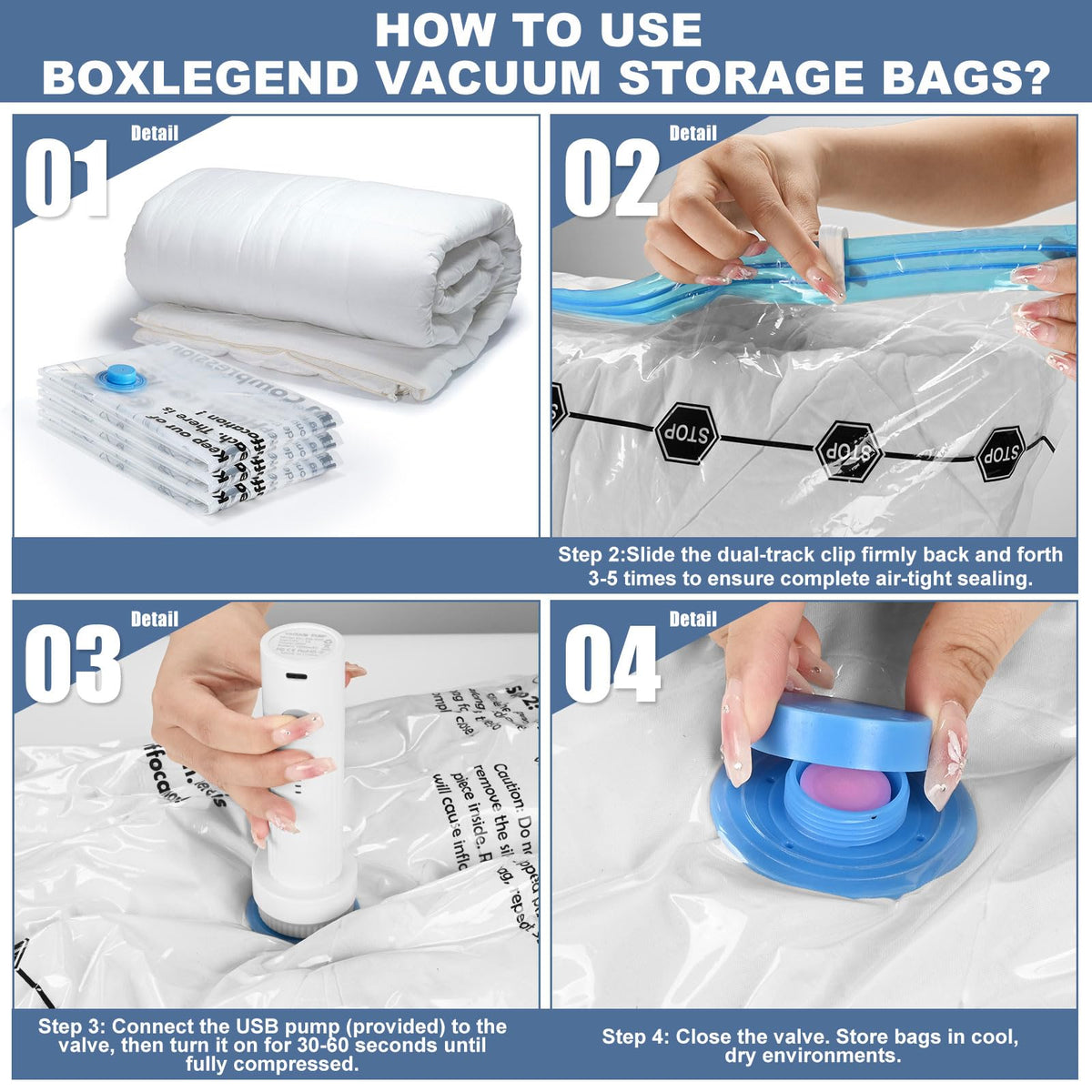 BoxLegend airtight-seal technology keeps contents fresh between seasons.