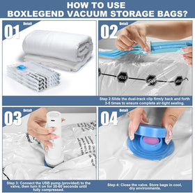 BoxLegend airtight performance with double zipper and triple seal valves