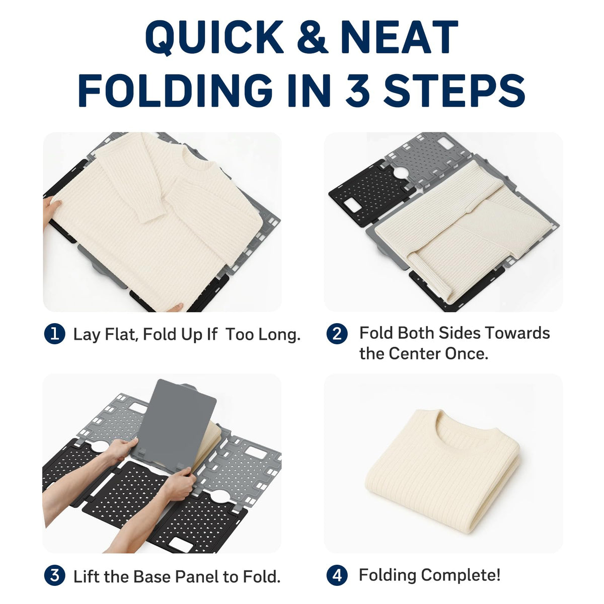 BoxLegend shirt folder board close-up shows sturdy eco-friendly plastic
