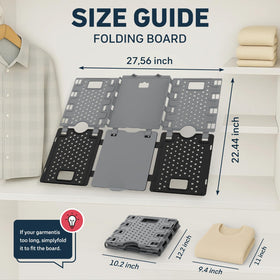 BoxLegend shirt folder board demonstrates easy quick folding steps