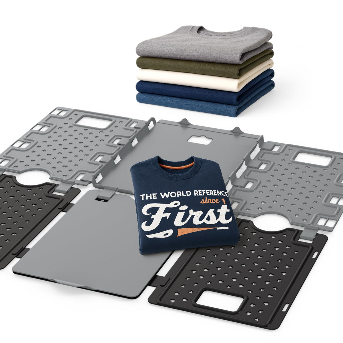 BoxLegend shirt folder board with unfolded size for large garments keeps storage neat