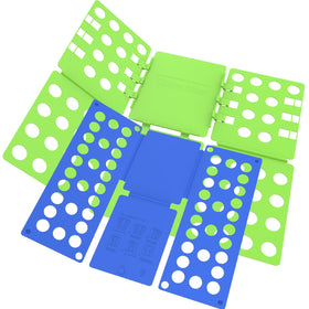 BoxLegend adult-large folding board enables quick, uniform shirt folds.