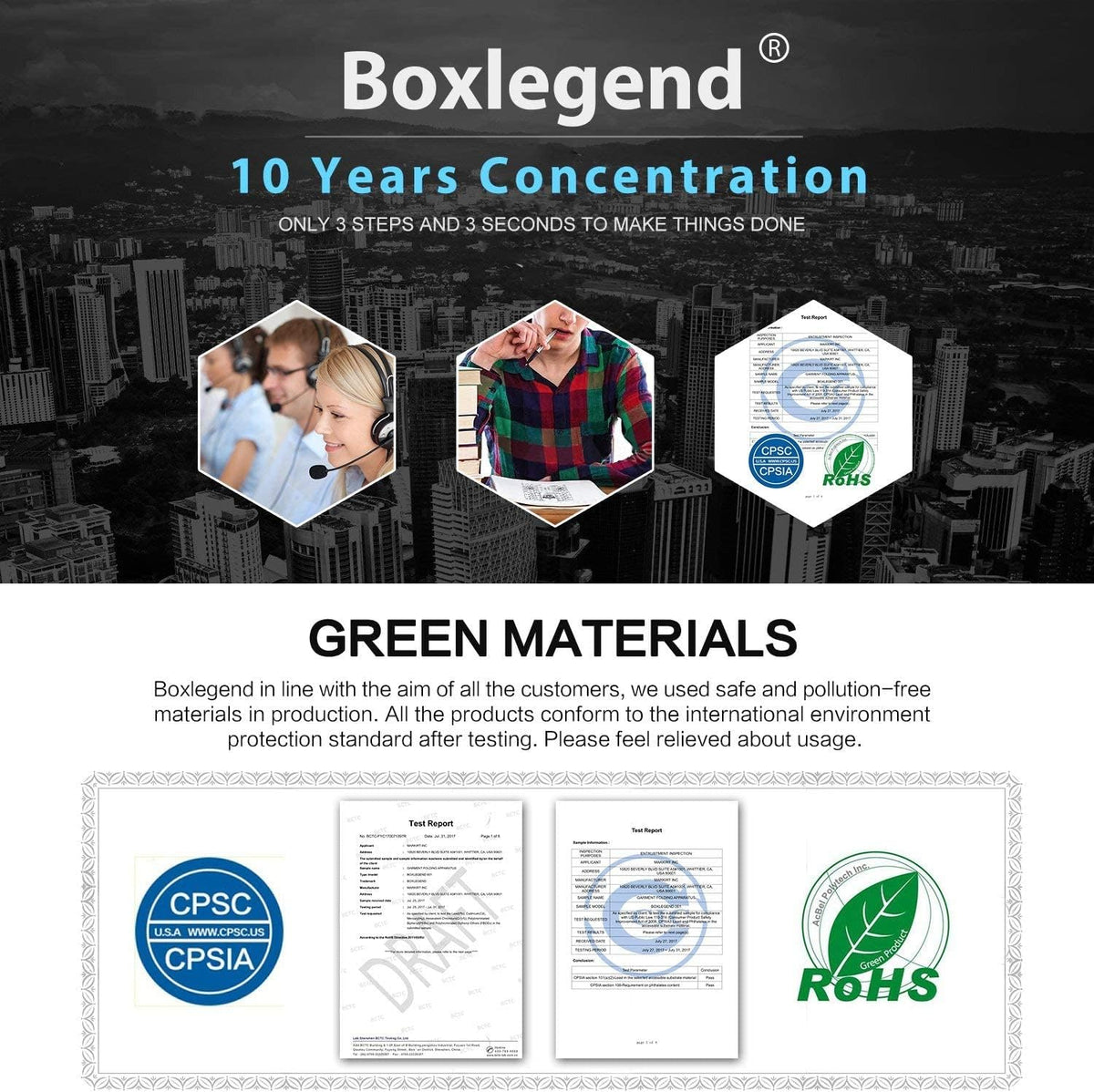 BoxLegend V4 packaging and included accessories for easy setup