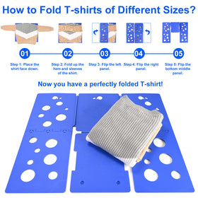 BoxLegend V5 shirt folder folding size 8-6x11-4-inch in use.