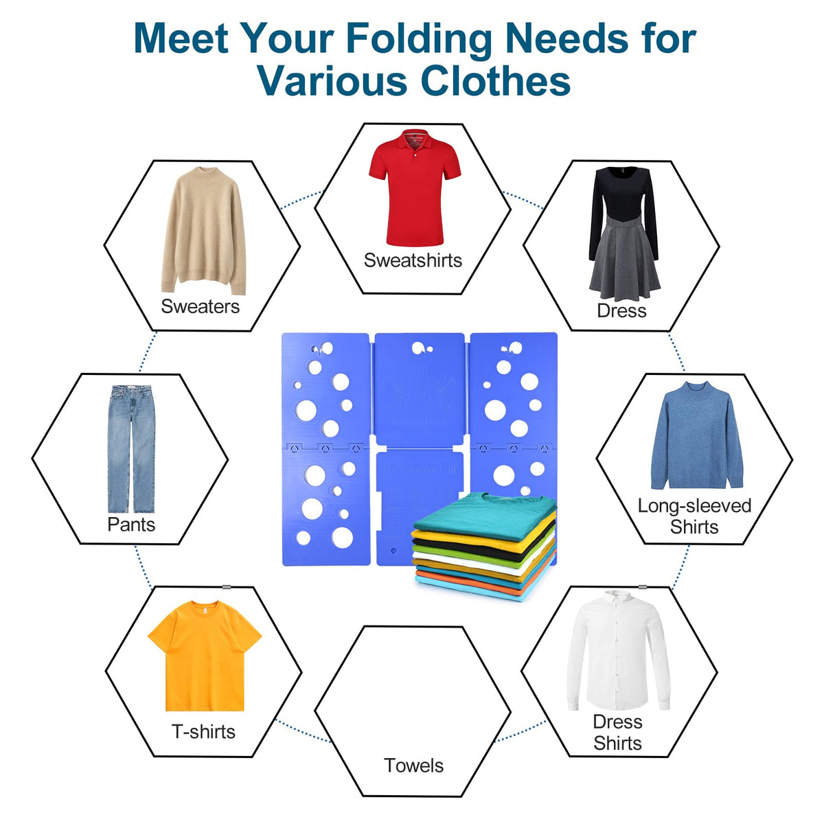 BoxLegend V5 shirt folder ideal for T-shirts and shirts and more.