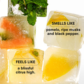Boy Smells Citrush candle ripe musk finish enhances cozy ambience.