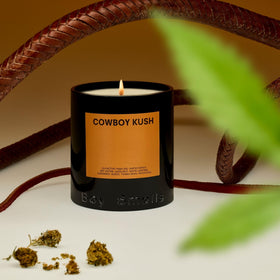 Boy Smells Cowboy Kush embossed details add a refined gift-ready touch