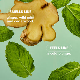 Boy Smells Mint Candle silk label emphasizes premium design for gifting.
