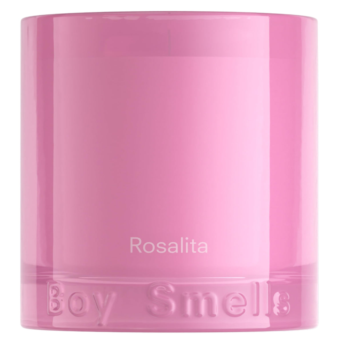 Boy Smells Rosalita Rose Candle with tangerine note for a bright mood