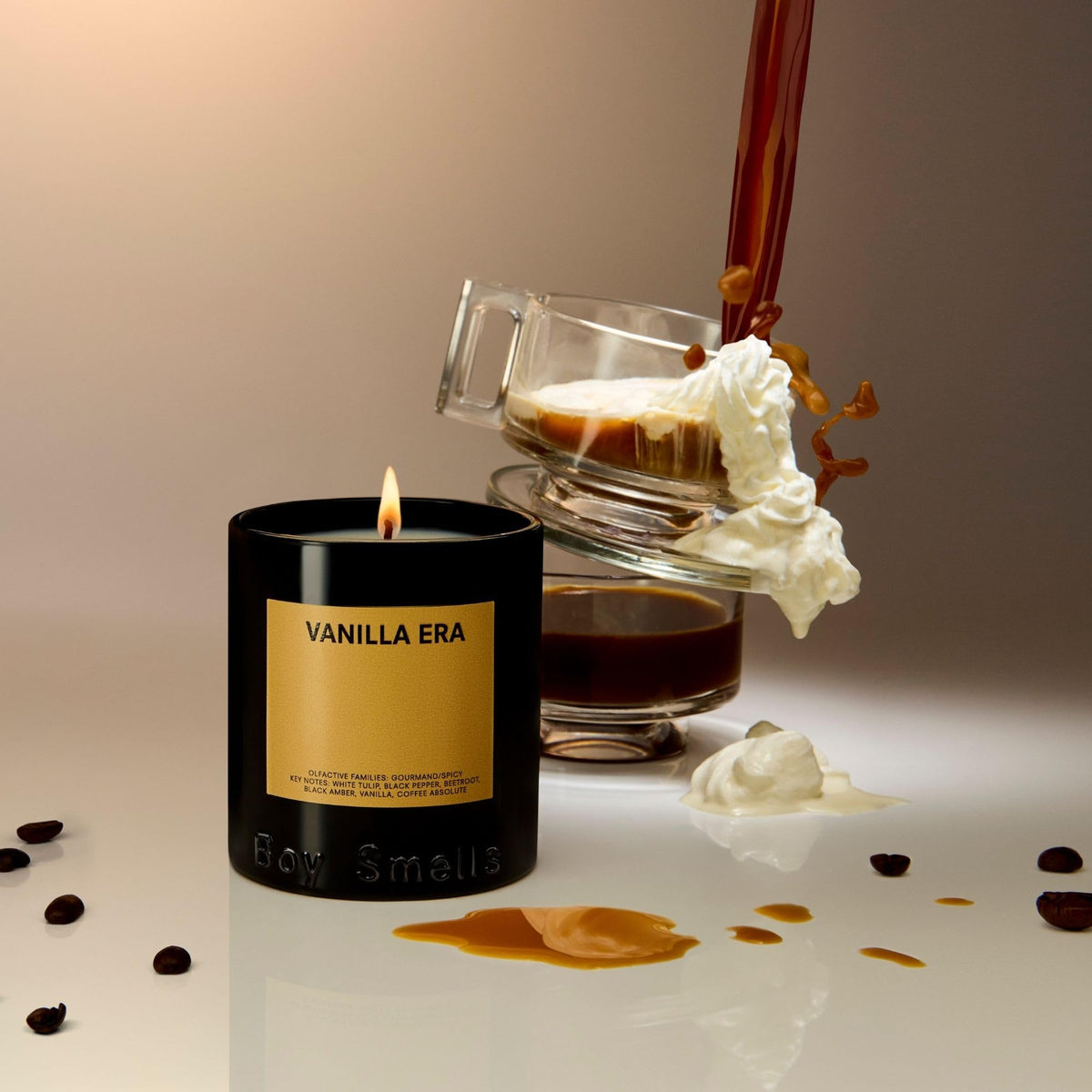 Boy Smells Vanilla Era coconut soy wax delivers clean burning ritual atmosphere.