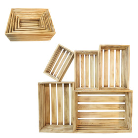 BOY MCOWBOY farmhouse crates ideal for shelves, counters, or tabletops.