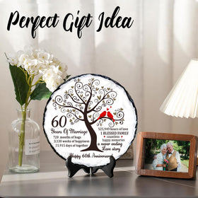 Bozspacer 60th anniversary gift for parents, a timeless keepsake.